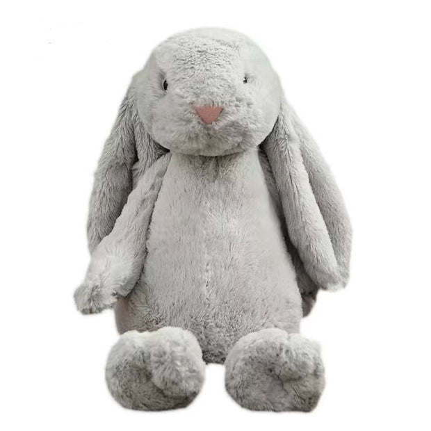 Doudou lapin marron