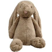 Doudou lapin marron