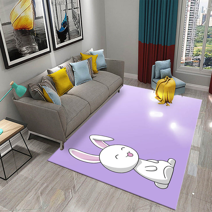 Tapis lapin chambre bebe