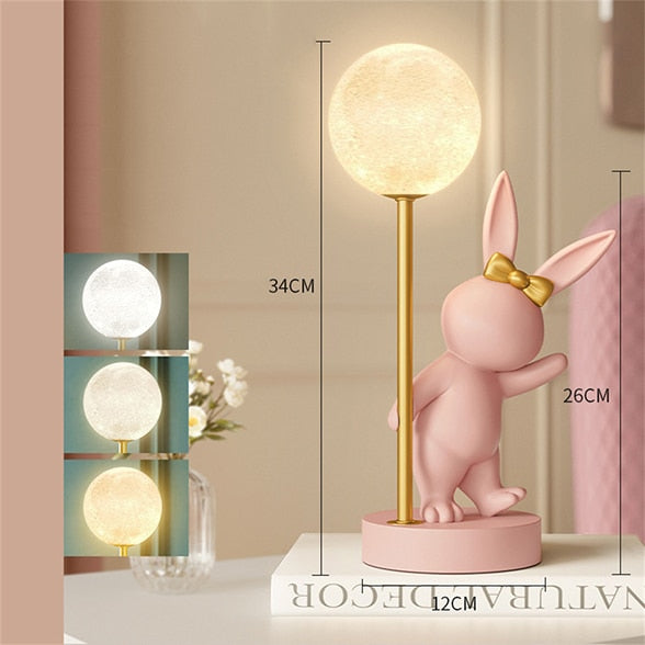 Lampe de chevet lapin