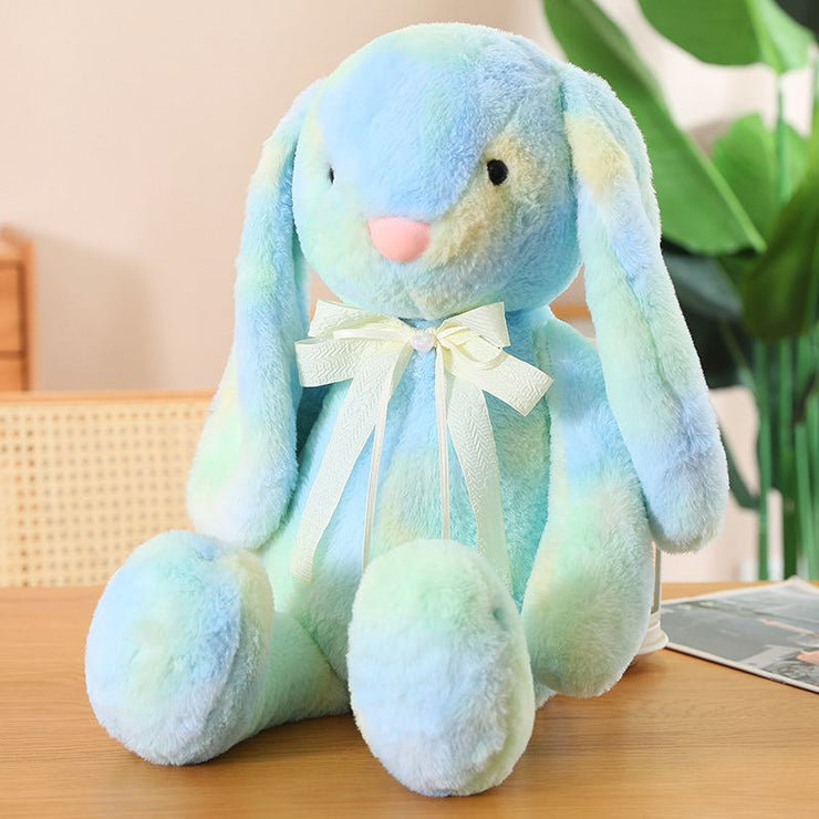 Peluche lapin bleu