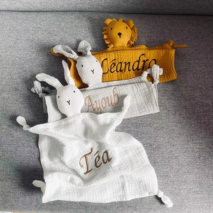 Doudou lapin personnalisé