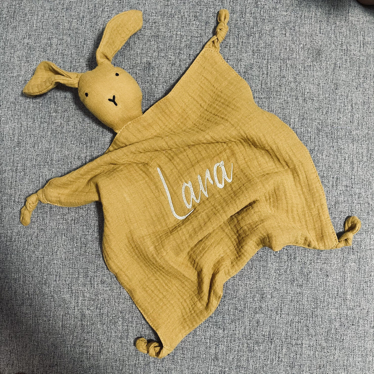 Doudou lapin personnalisé