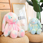 Peluche lapin bleu